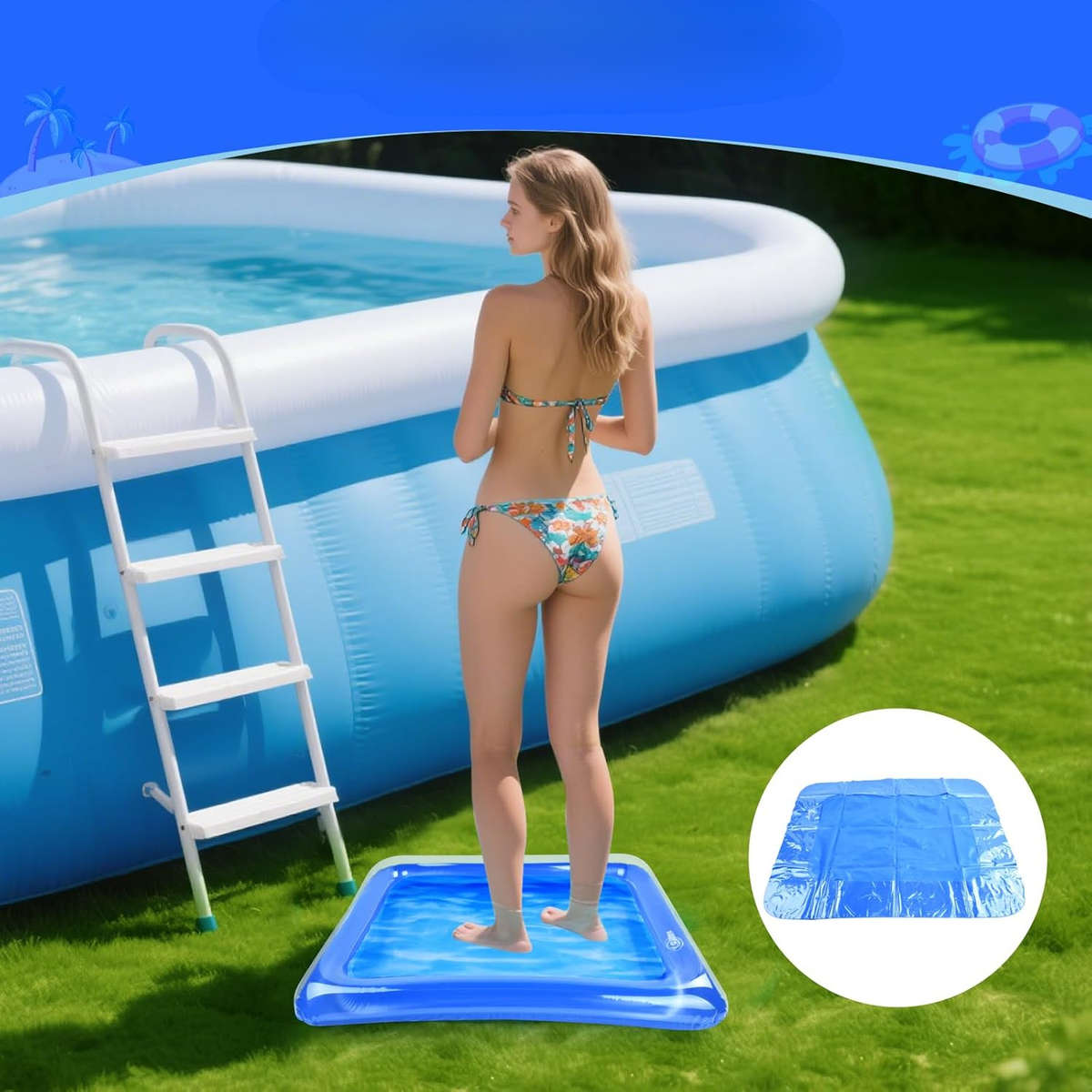 Swimming Pool Color Blue