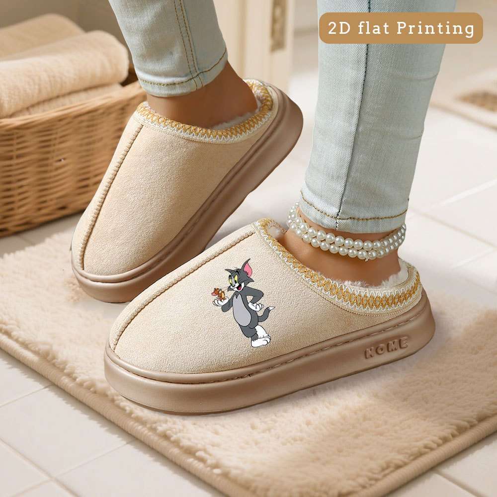 Cotton Slippers Color Beige Sizeuk 7