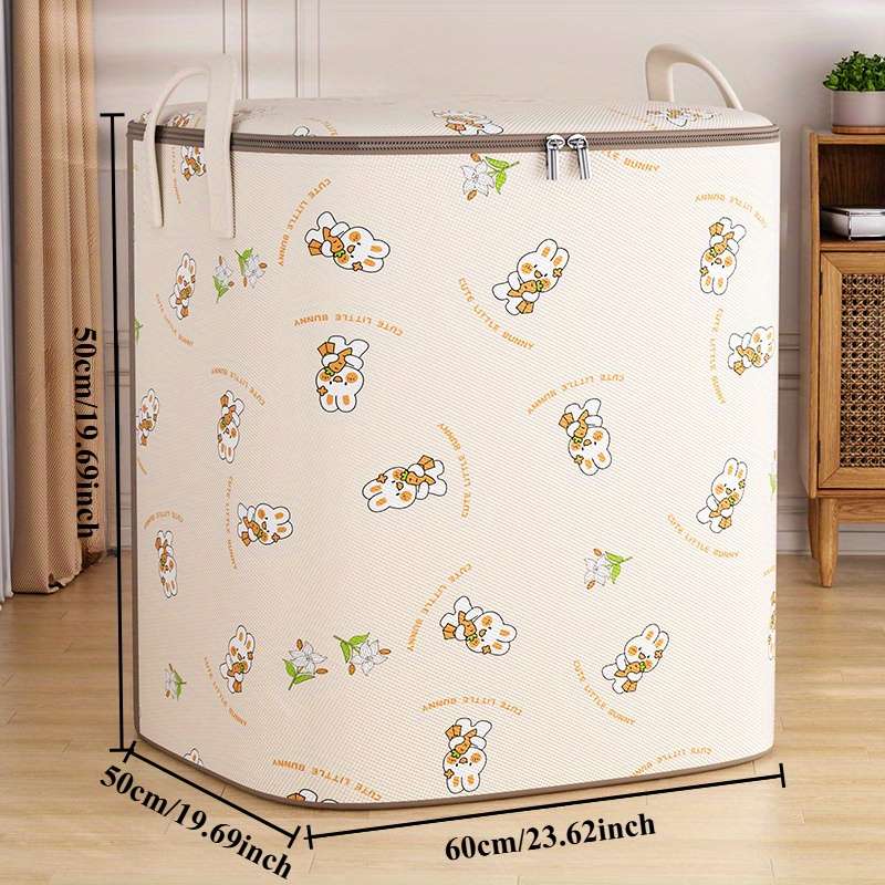 Trend Extra Large Capacity Quilt Clothes Storage Bag Handle Waterproof Moisture