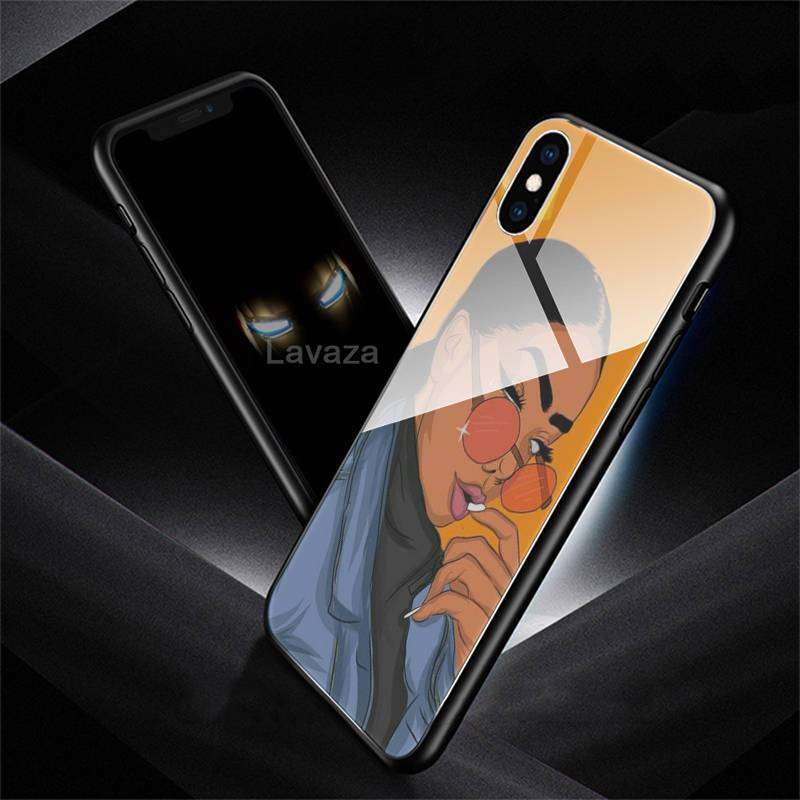 1Pc Mixed Color For iPhone 12 African Girls Phone Case