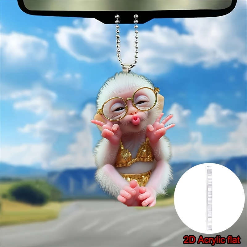 Keychain Ornament Color Monkey