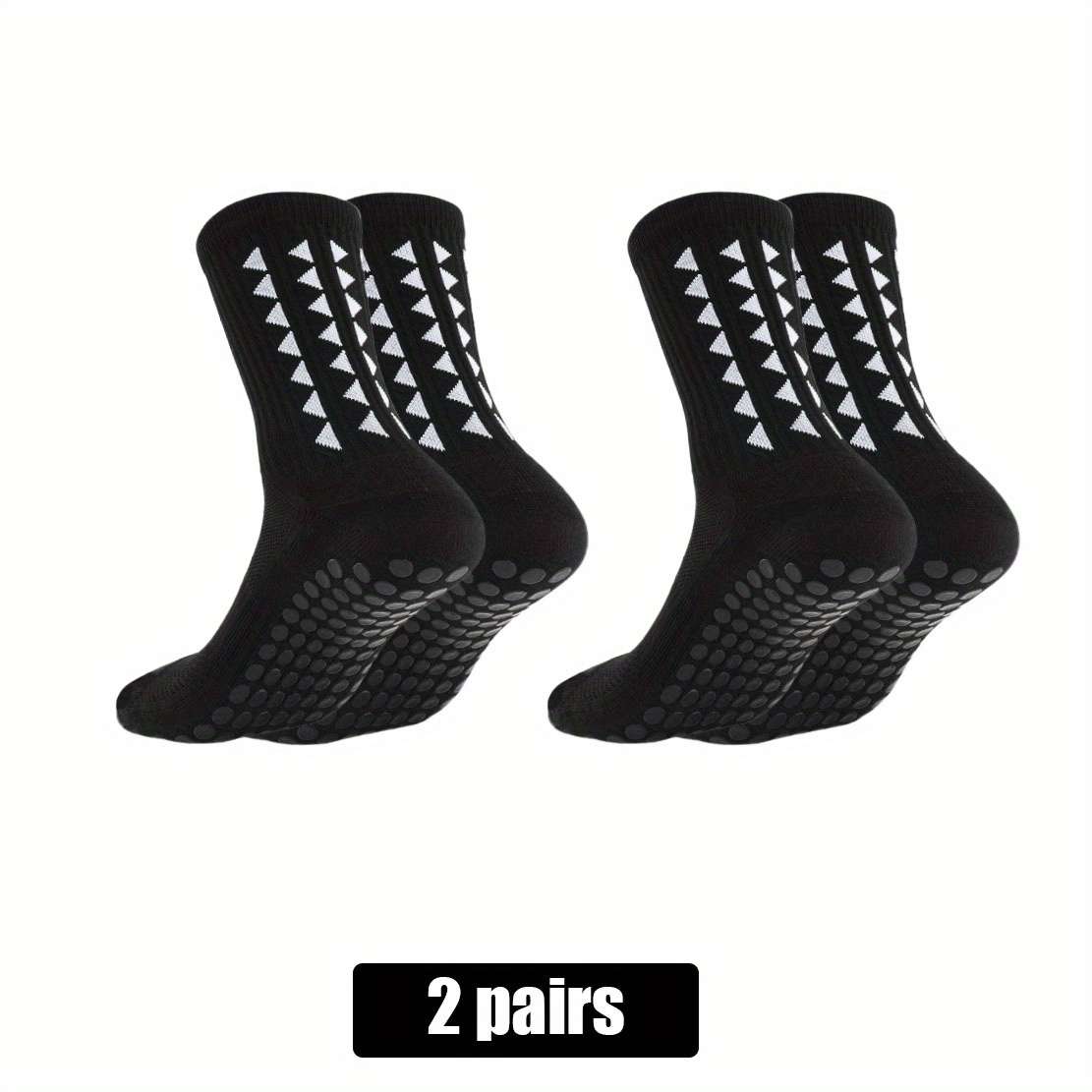 2 Pairs Of White One Size High Elastic Socks