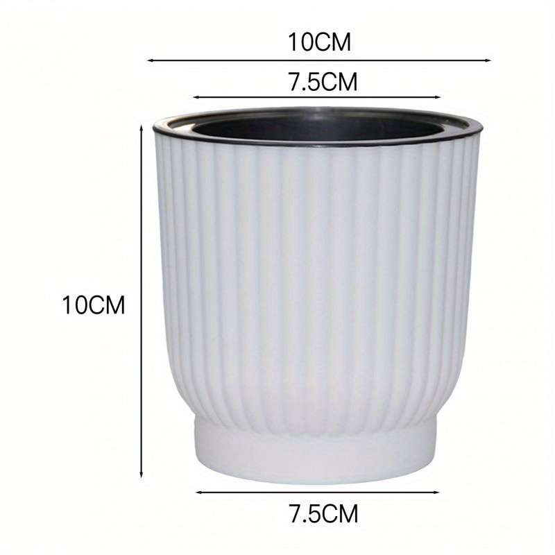 Flowerpotsize 100  Inner Diameter 7 5 Cm Color White