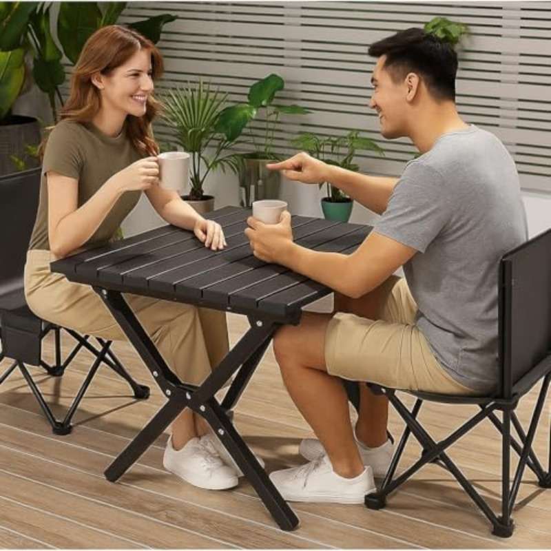 Folding Table Color Black