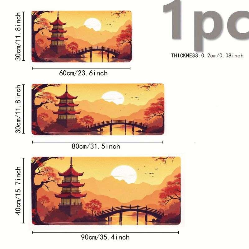 Mouse Pad Size 31.4X11.8Inch