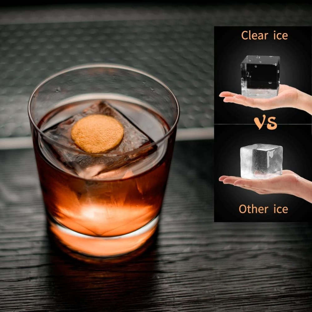 Ice Maker Size 1 Set 8 Square Molds