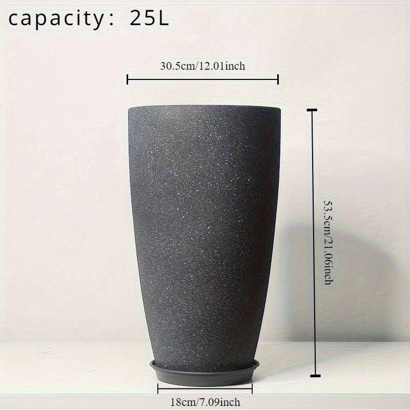 Flowerpot Color Dark Gray Quantity2Pcs