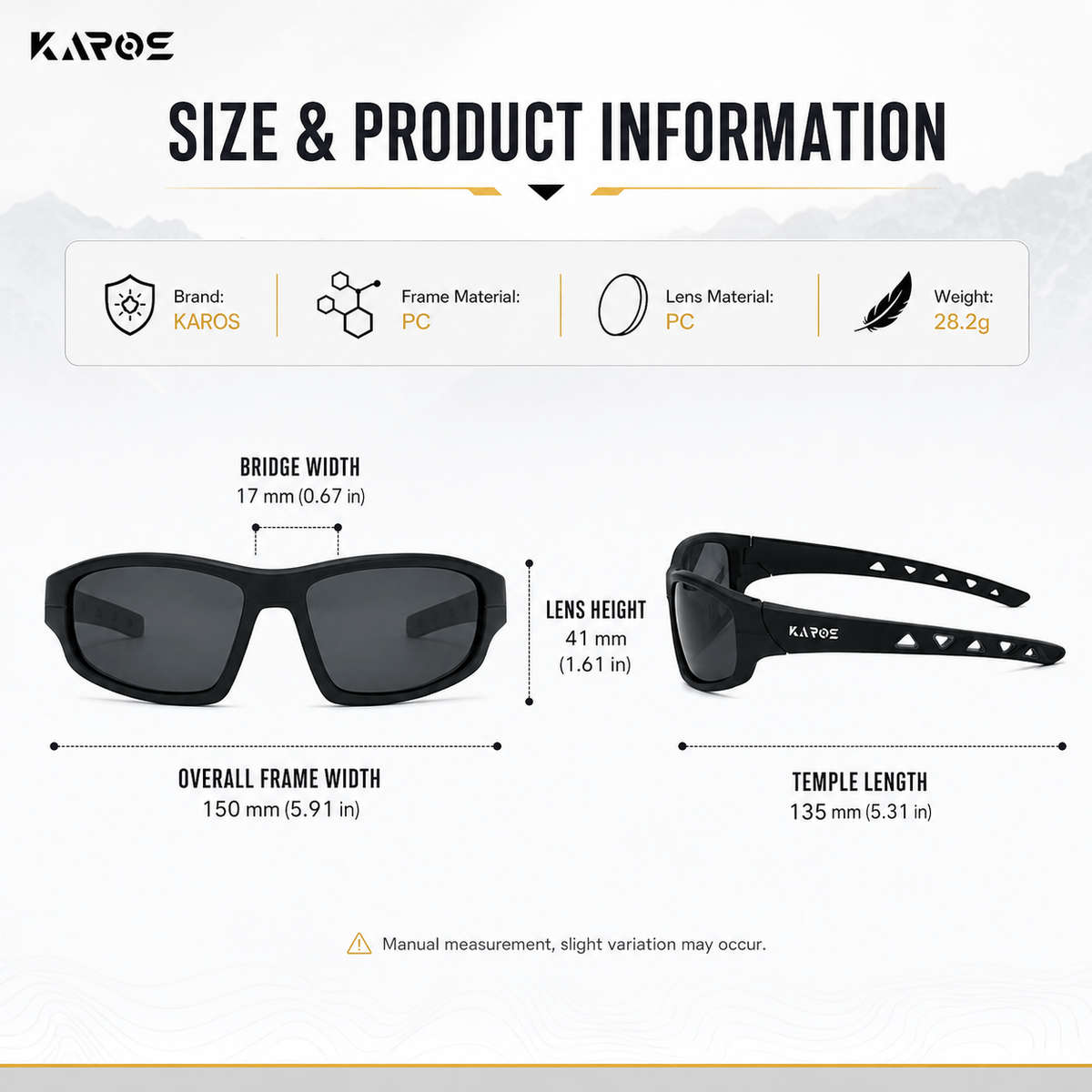 Cycling Glasses Color Black Frame Red Film