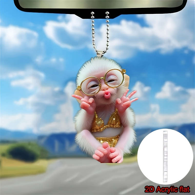 Keychain Ornament Color Monkey