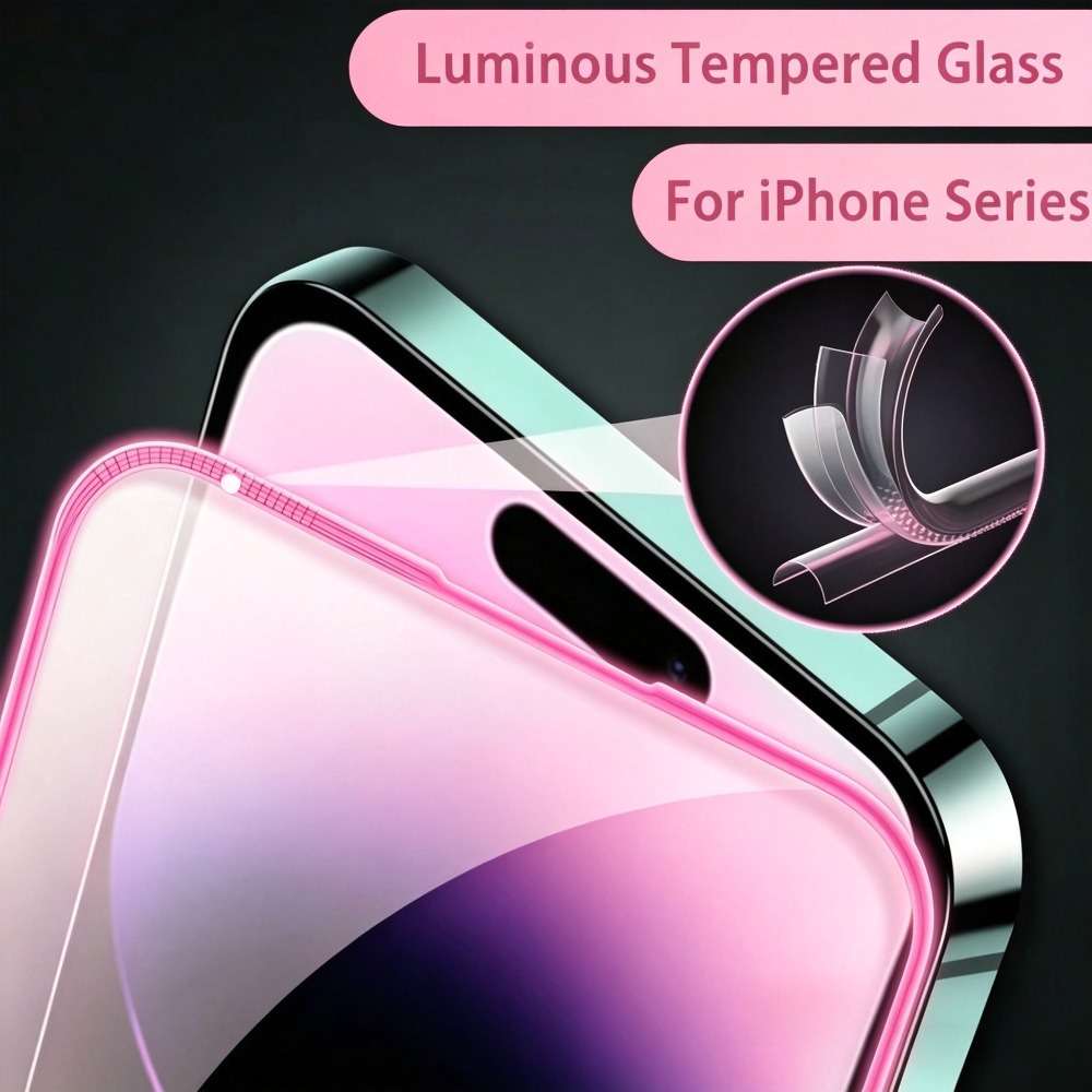 Screen Protector Color Pink Compatible Model Iphone 13