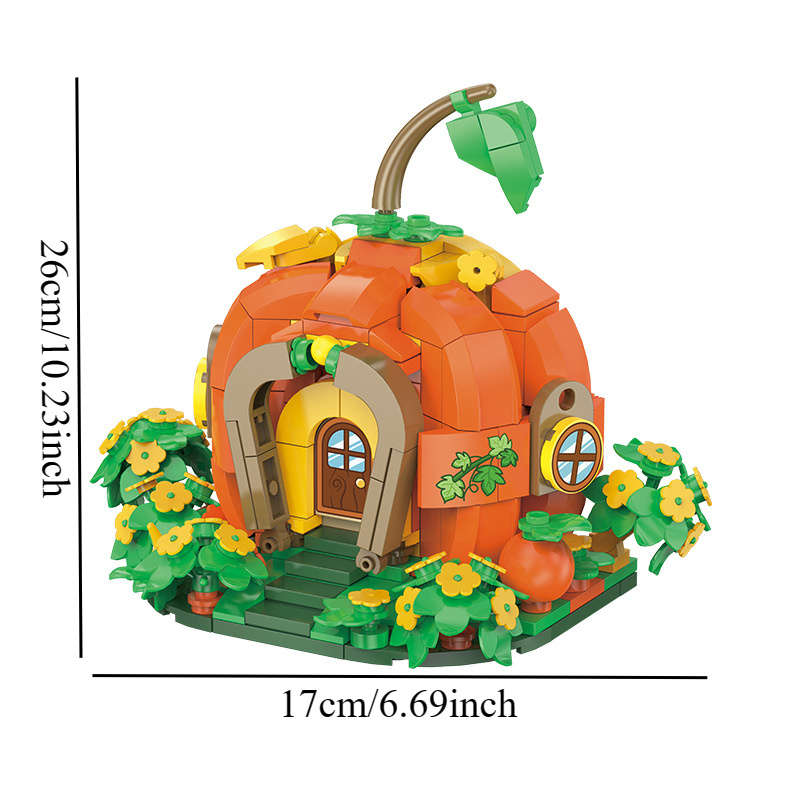 Building Toy Architectural Model Toy Set Color Baizi Garden