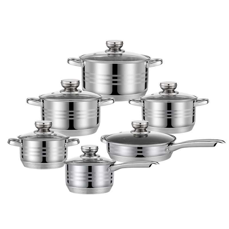 Cookware Pot Color Silvery
