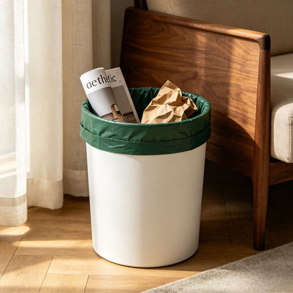 Trash Bag5 Rolls100 Sheets Green