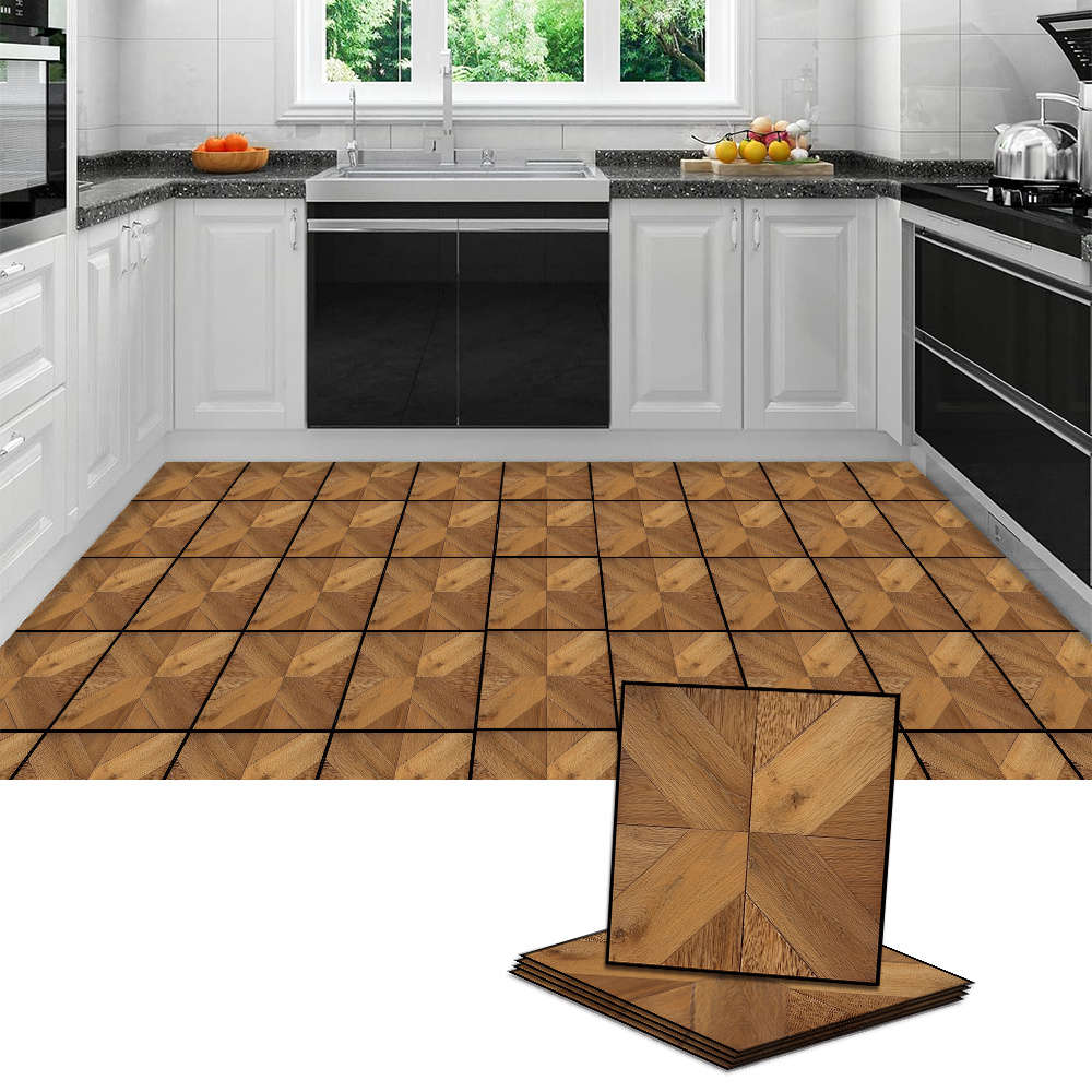Self Adhesive Floor Stickers 30.0X30.0Cm 10Pcs