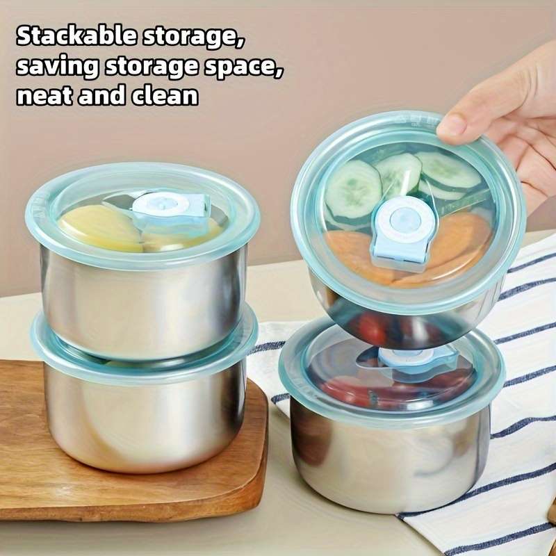 Antibacterial Box 3Pcs Circular Freshness Boxes