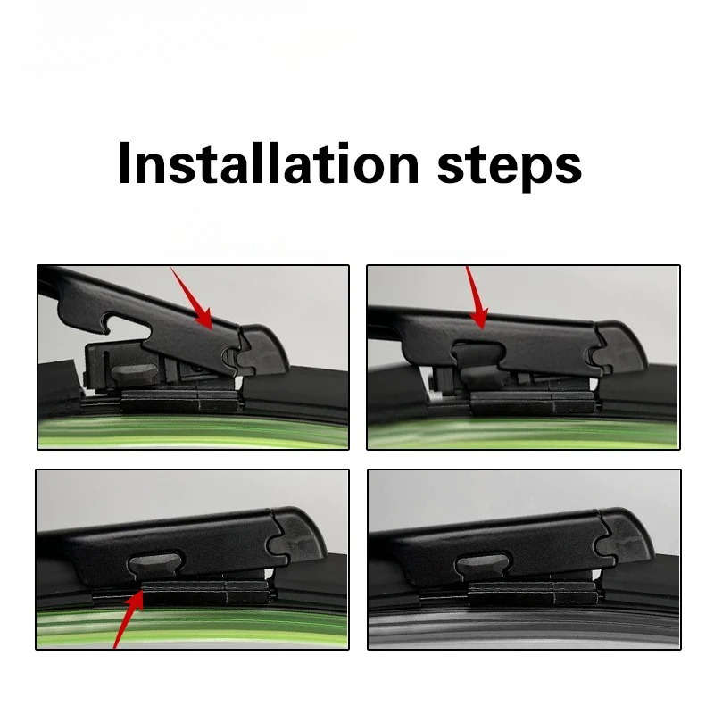 Windshield Wipers Color Front 2Pcs