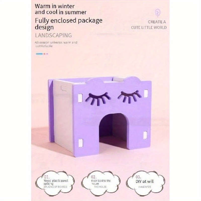 Pet supplies Style Mini House Pink