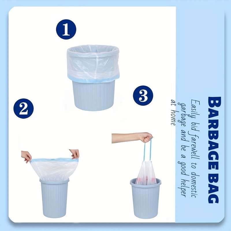 Trash Bag5Rolls100Pcs