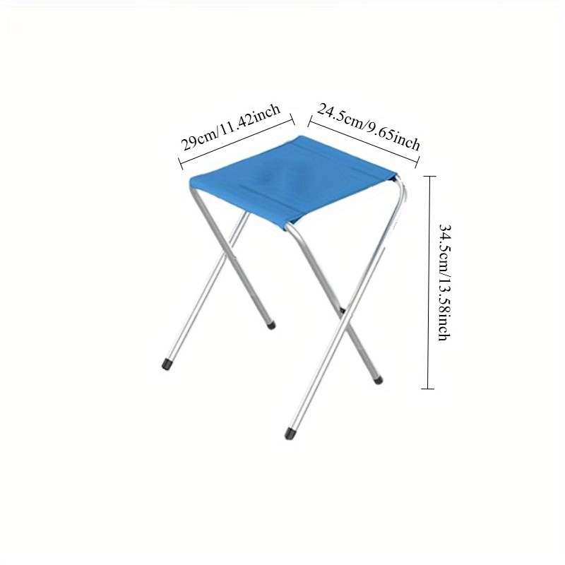 7pcs Durable Camping Table Stool Set Lightweight Portable Stools That Can Also