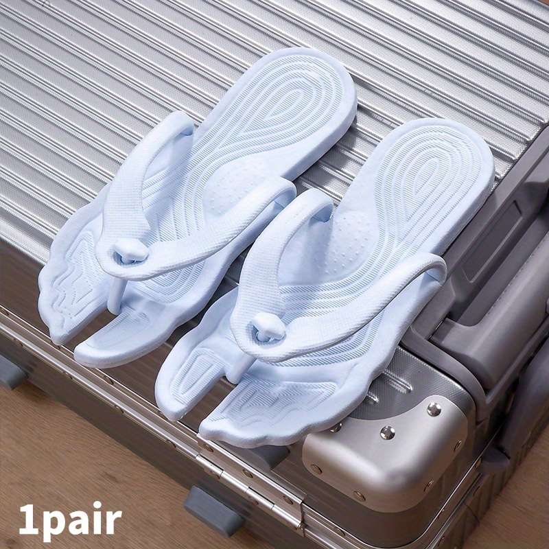 Ladies Summer Flip Flops White Uk 7.5