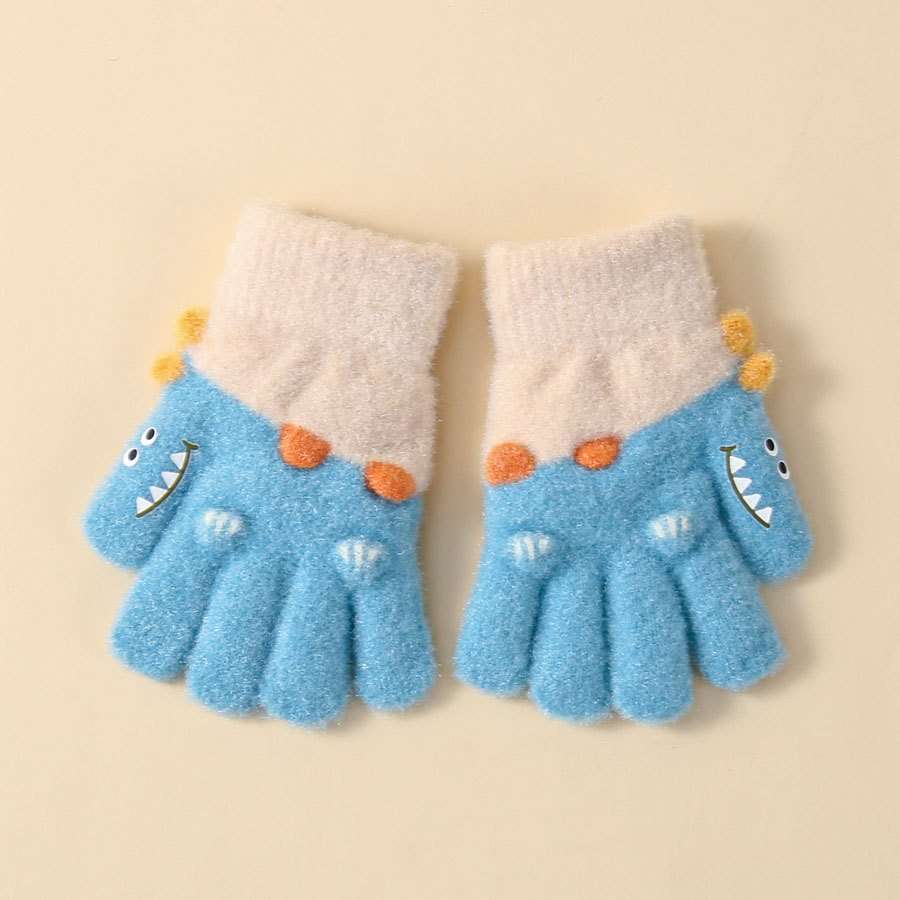 Winter Gloves Color Yellow Size 2 To 5Y