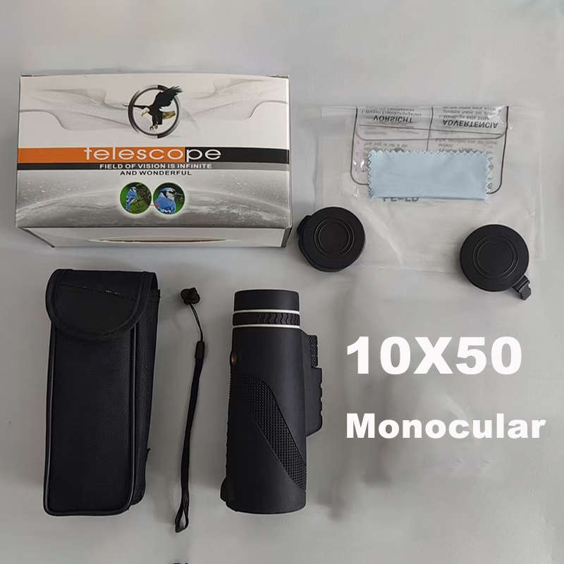 Professional Long Range High Definition Viewing Telescope Cost Bright Black Set