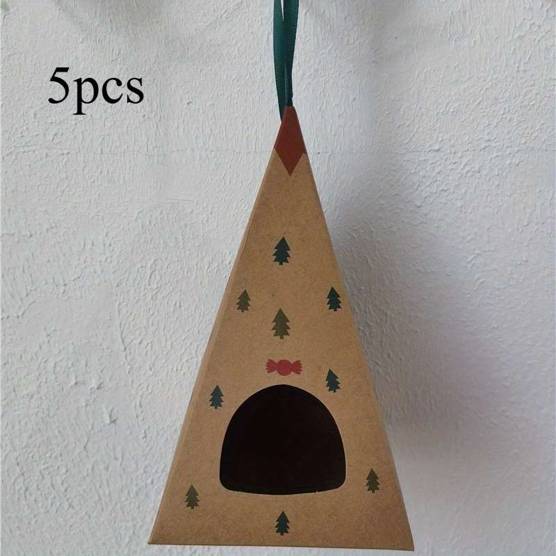 Christmas Gift Boxes Color Red Quantity 5Pcs