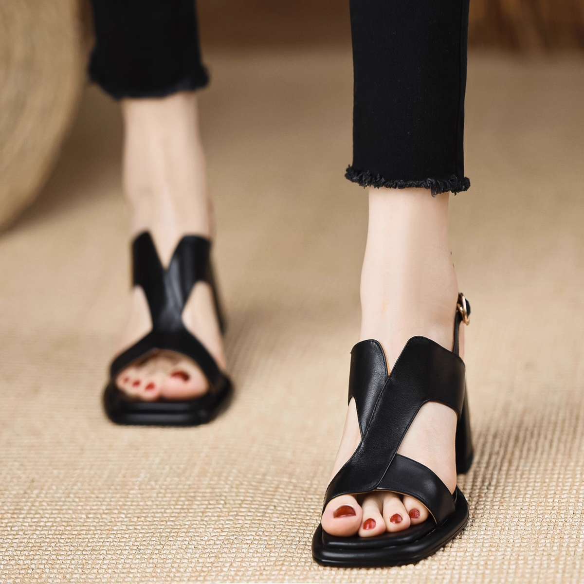Women S High Heels Color Khaki Sizeuk 5