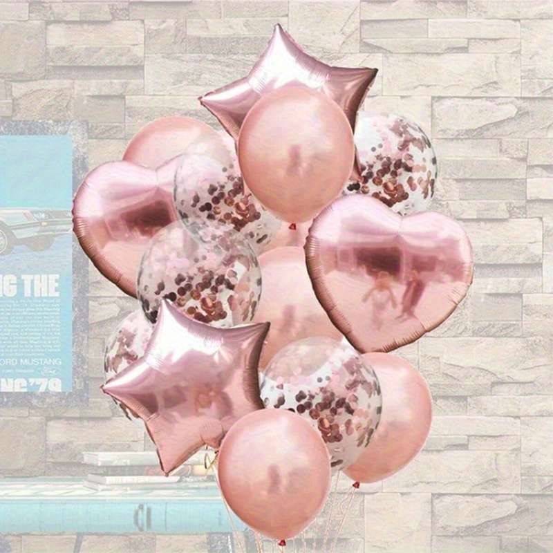 Balloon Color Rose Golden Theme Set