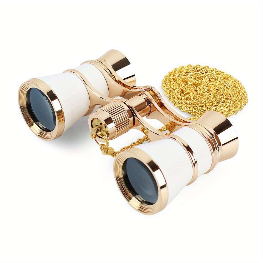 Telescope Color Red Goldplated Belt Chain