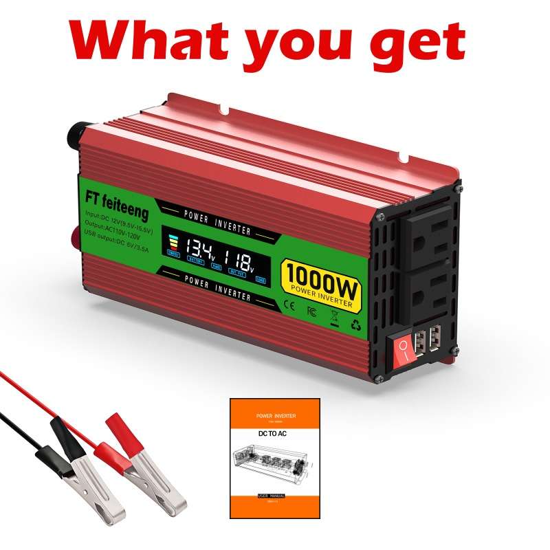 Inverter Model 2000W Itemsred Lcd 2Ac