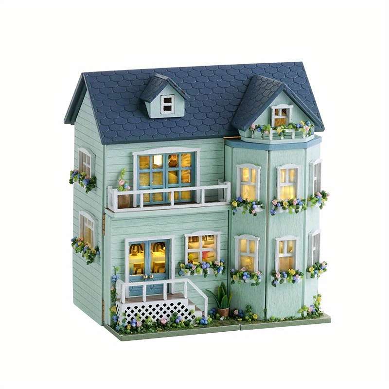 Building Toy Architectural Model Toy Set Color D 013 Manxing Dessert Shop
