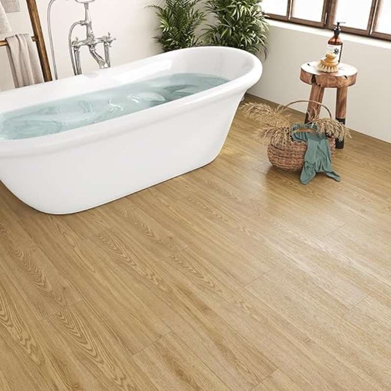 Self Adhesive Floor Stickers Maple Birch 40*500