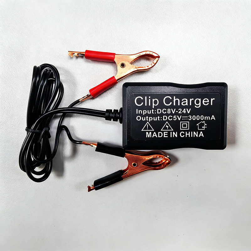 Versatile 1Pc 8V12V24V Alligator Clip Charger Battery Converter Power For Home