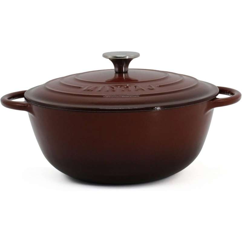 7Pcs Elite Heavy Duty Cast Iron Dutch Oven Catering