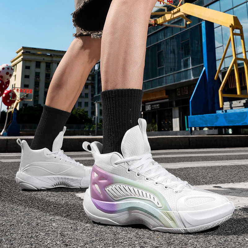 Sneakers White Purple Size Uk 7