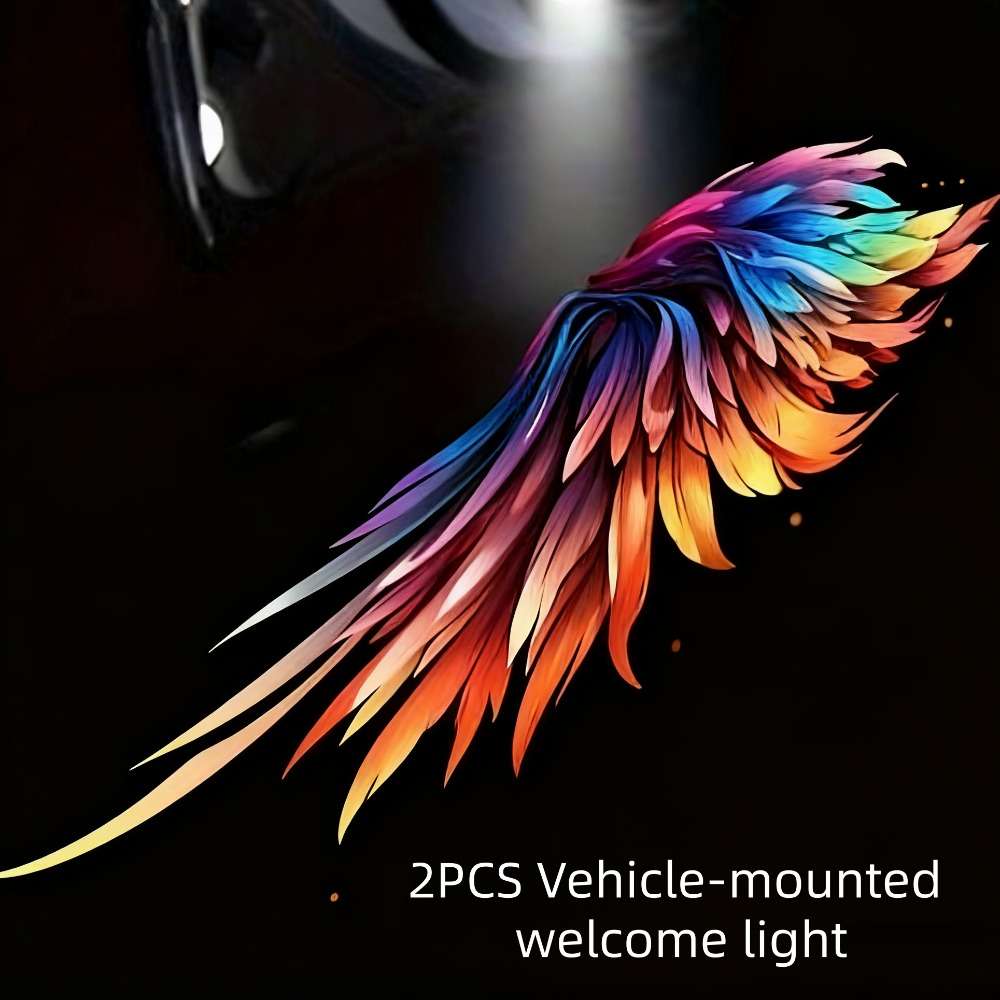 Car Lights Color Colorful Wings Quantity 2Pcs