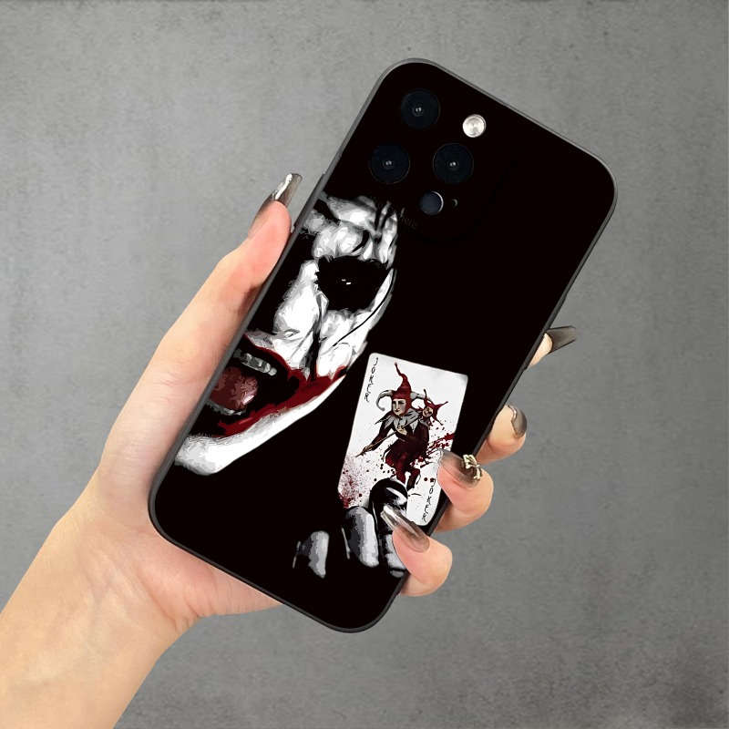 Black For iPhone Mr Joker Black Angel Eye Phone Case