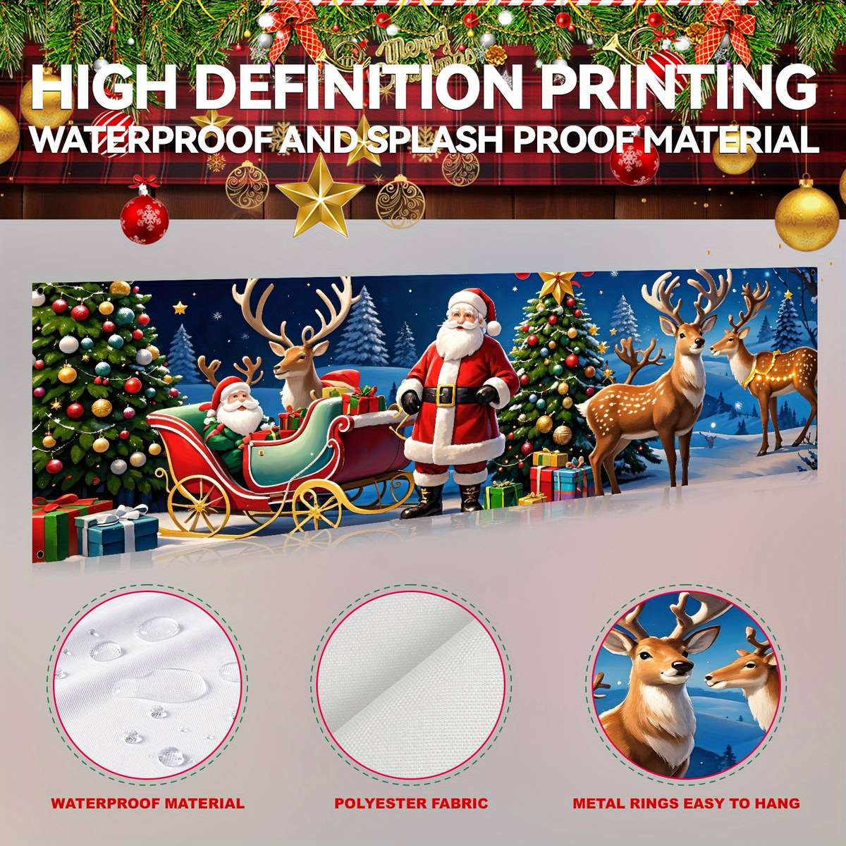 Christmas Decorations Size 300X100Cm