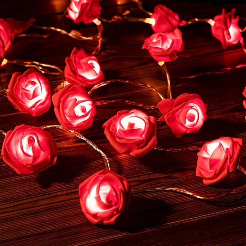 Christmas Lights Pink Size 149.96Cm 150.11Cm