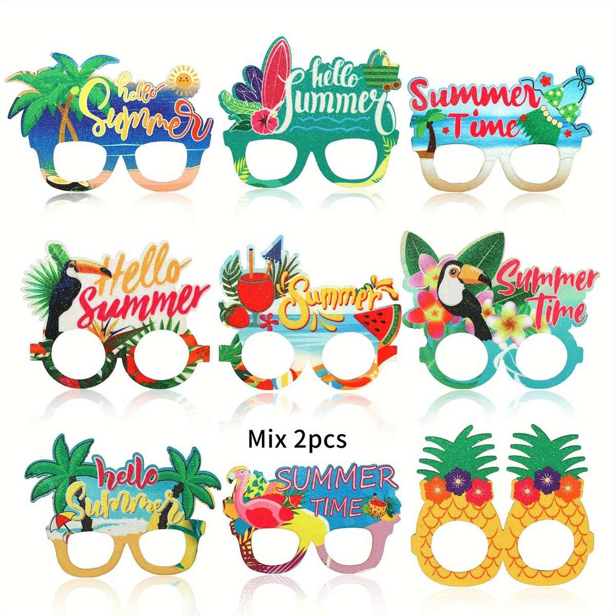 Kids Glasses 2Pcs Style Mix