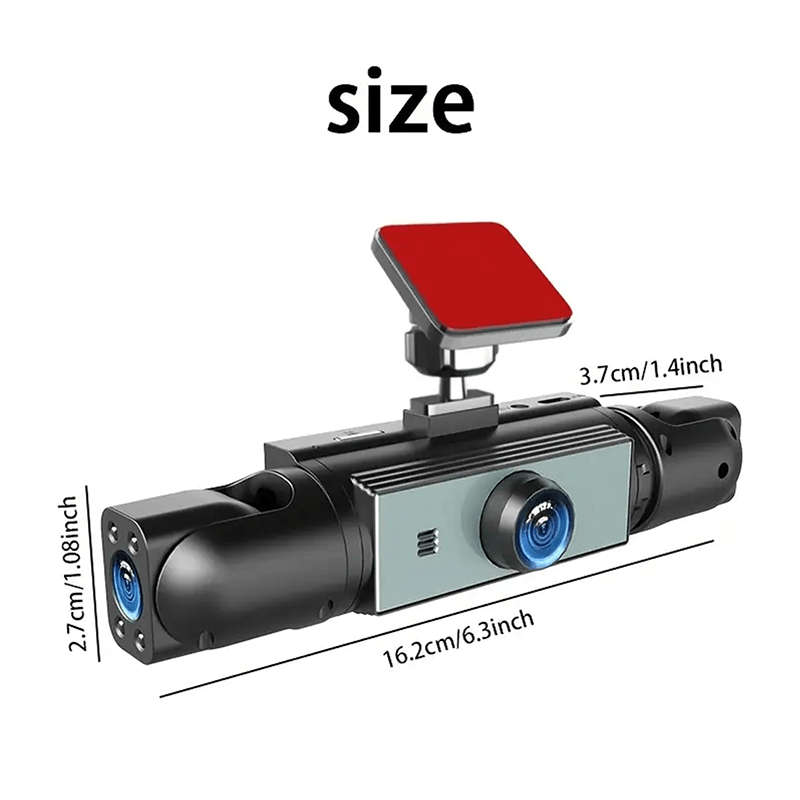 Dashcam Style Three-Record Model