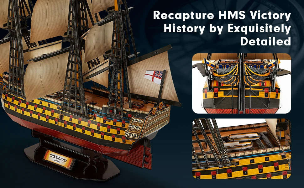 3D Jigsaw Puzzle Model Ship Items Hms Victory