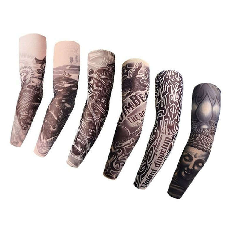 2Pcs Comtable Seamless Tattoo Sleeve