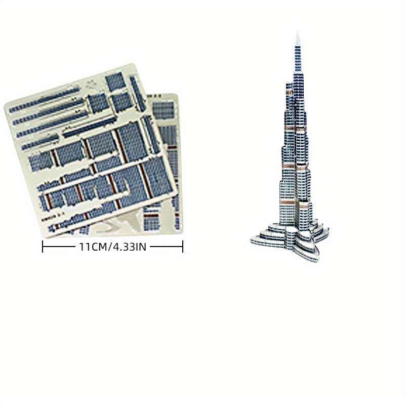 Building Toy Architectural Model Toy Set Color Silvery