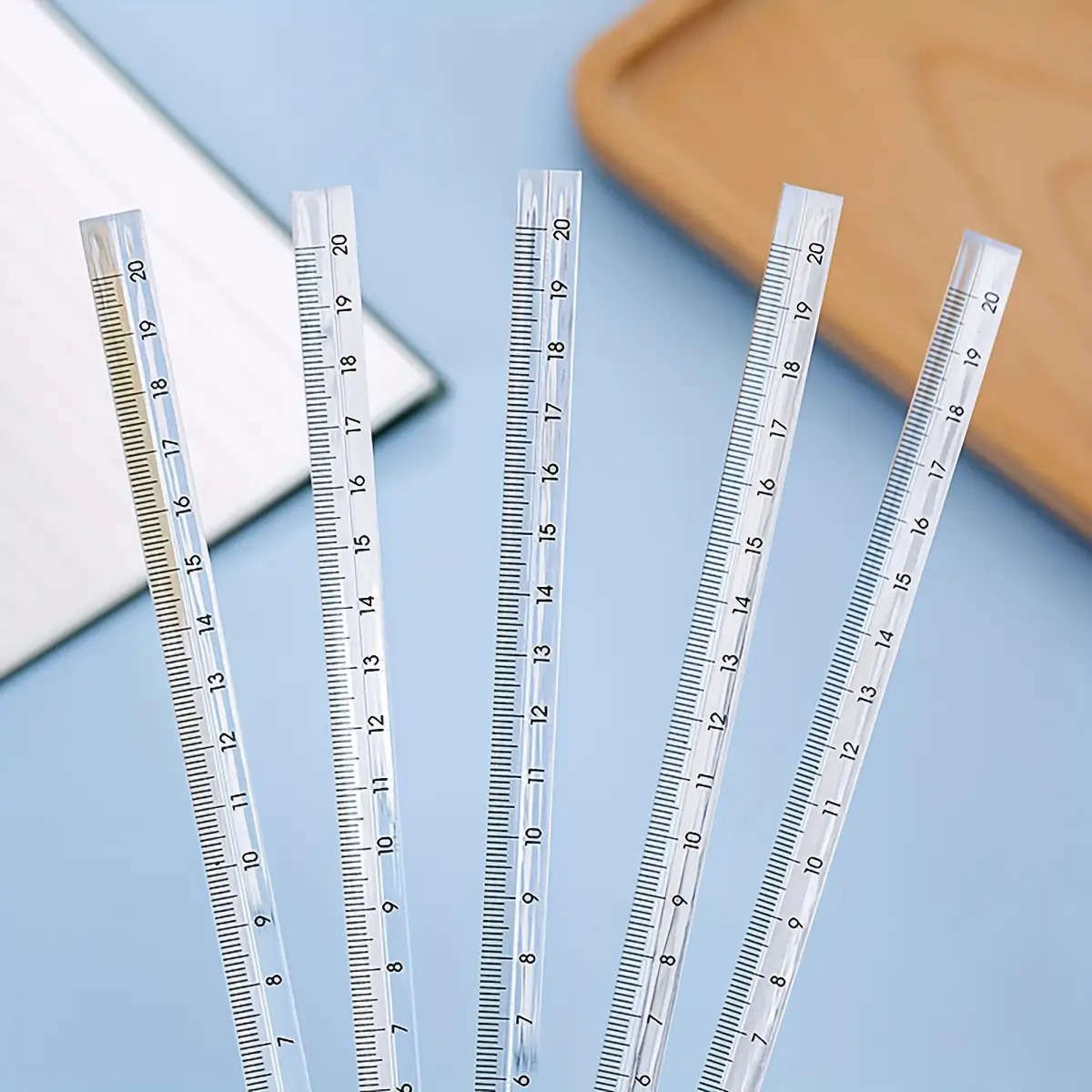Ruler Model 1 Transparent Plastic Triangle Ruler15Cm