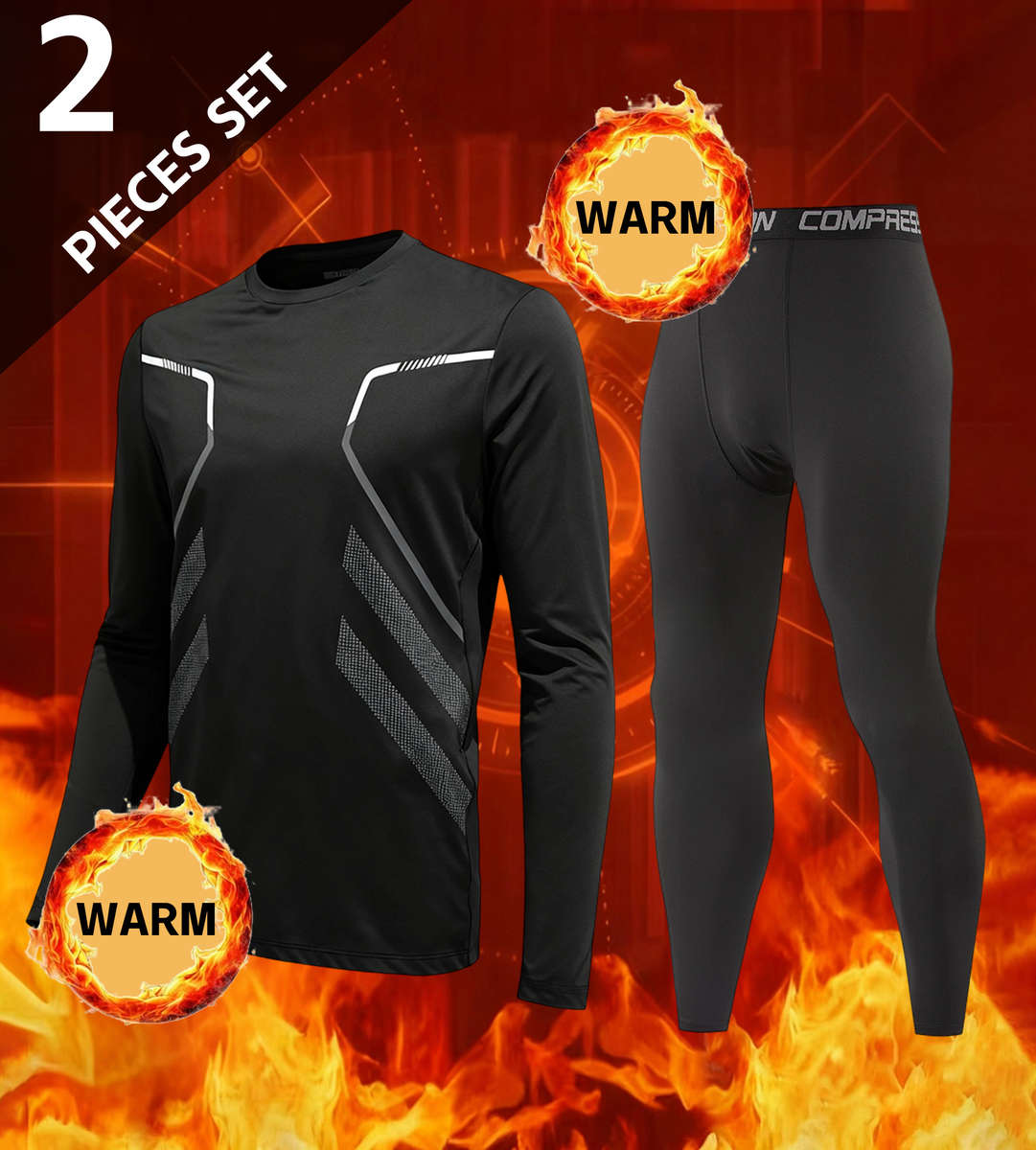 Thermal Underwear Color Black Sizexxl
