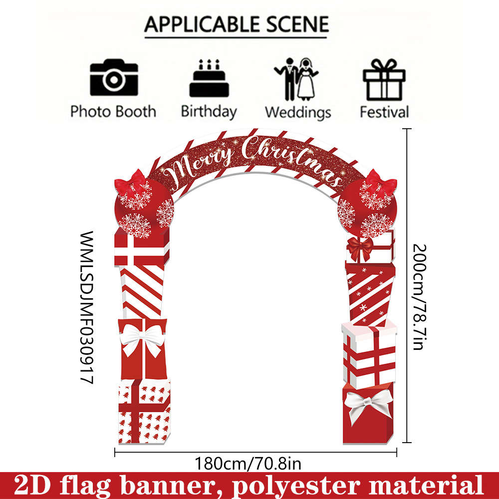 Christmas Decorations Material Polyester Size 200Cmx180Cm 78.7Inx70.8In