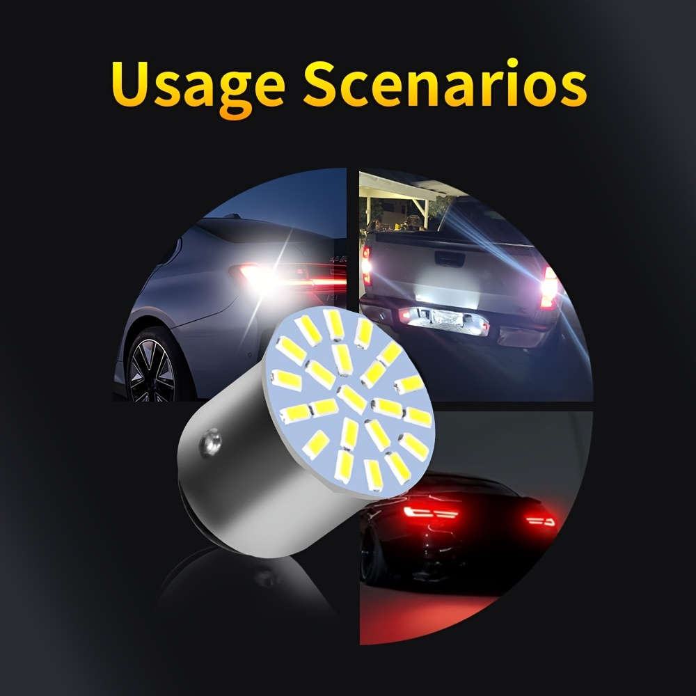 Car Lights Color 1157 Bay15D P21 5W Yellow