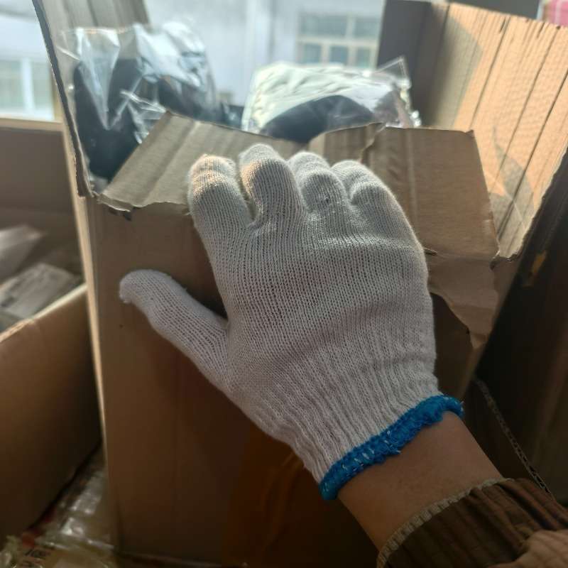 Work Gloves Color 7Pairs White